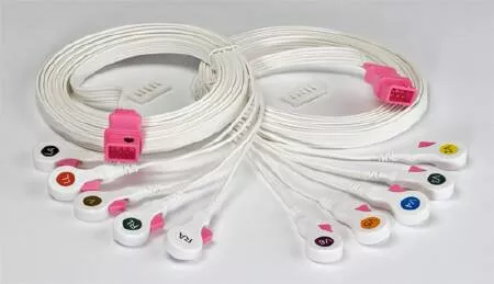 10 Lead Cable System Kendall™ DL Ribbon Cable, Disposable , 100/CaseCovidien 33110
