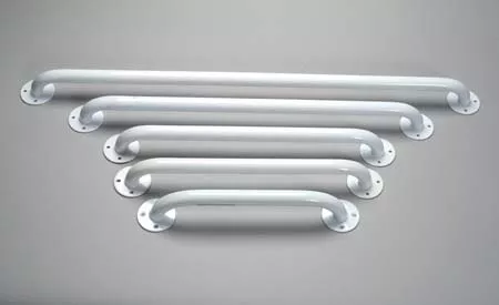 12" White Grab Bars Alex Orthopedics P8002-12