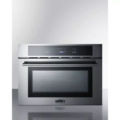 24" Wide Electric Speed OvenDoor Stainless SteelSummit CMV24