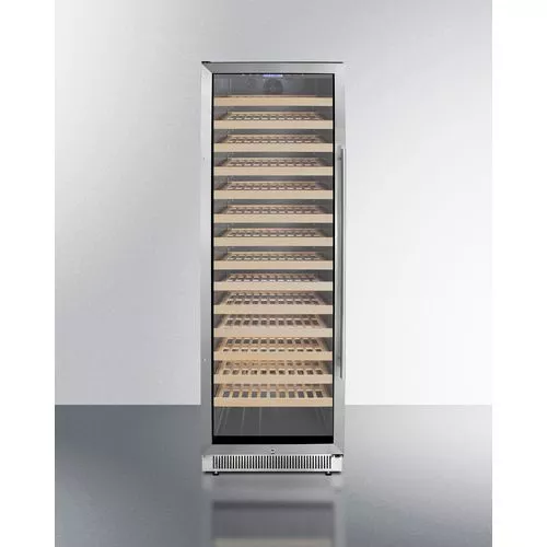 24" Wide Single Zone Wine CellarDoor Swing LHD , GlassSummit SWC1926BCSSLHD