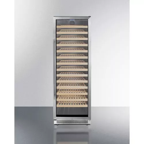 24" Wide Single Zone Wine CellarDoor Swing RHD , GlassSummit SWC1926B