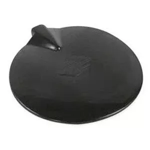 3" Round Carbon Electrode, Black