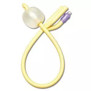 3-Way Silicone-Elastomer Coated Latex Foley Catheter, 16 fr, 30mL
