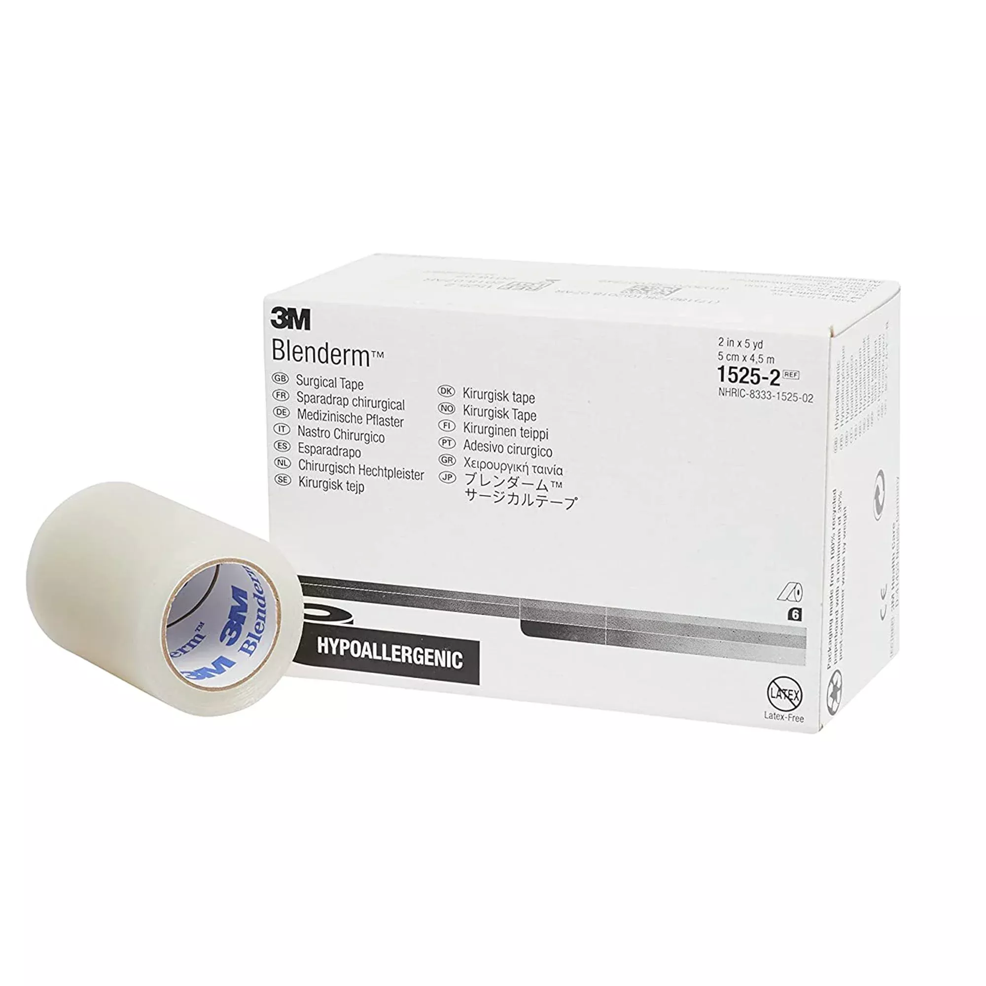 3M™ Blenderm™ Plastic Medical Tape, 2 Inch x 5 Yard, Transparent