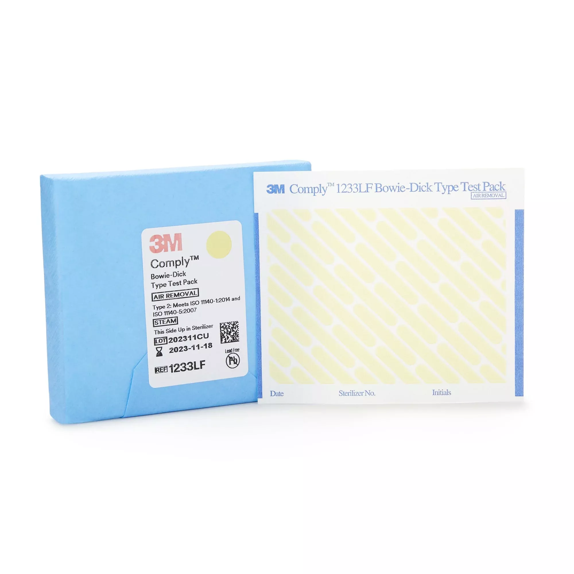 3M™ Comply™ Sterilization Bowie-Dick Test Pack, Type 2, Steam, 270° – 273° F