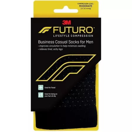 3M Compression Socks 3M™ Futuro™ Calf High Small Black Closed Toe - M-1158345-3231 - Case of 12
