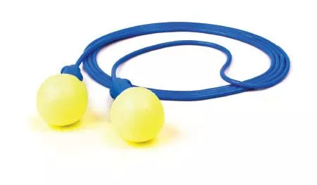 3M Ear Plugs 3M™ E-A-R™ Push-Ins™ Corded One Size Fits Most Yellow - M-765624-1908 - Case of 2000