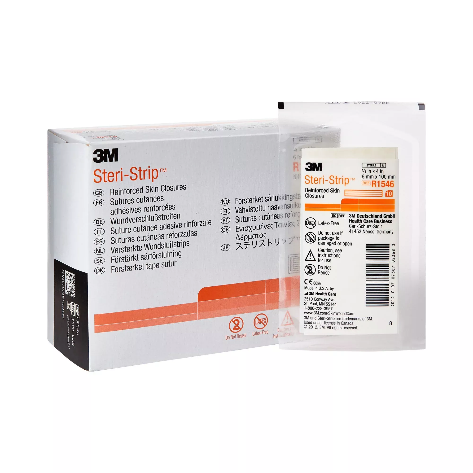 3M™ Steri-Strip™ Skin Closure Strip, 1/4 X 4 Inch