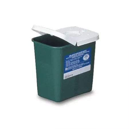 8-Quart Non Infectious Biowaste Disposal Containers 8qt Enviro Container - 10.5"L x 7.25"W x 10"H