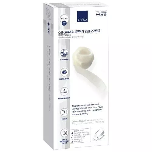 Abena Silver Calcium Alginate Dressings - Sterile