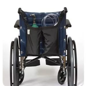 Ableware Wheelchair Oxygen Tank Holder, 26" Black