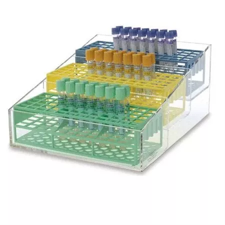 Acrylic Rack Organizer Stair-Step Rack - 9.5"W x 12"D x 6"H