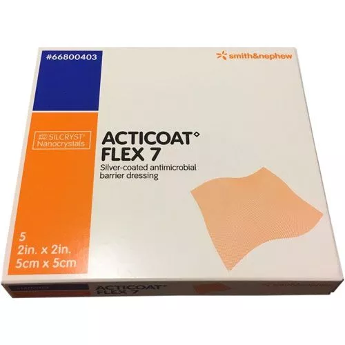 Acticoat Flex 66800403 | 7 Day, 2 x 2 Inch by Smith & Nephew