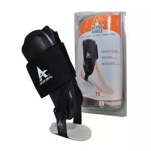 Active Ankle T2 Rigid Ankle Brace, Black, Small