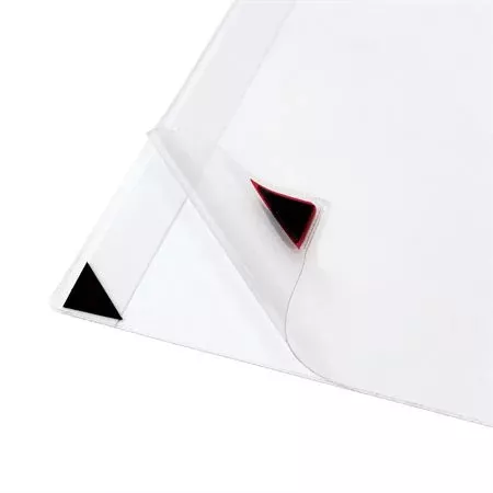 Adhesive Document Pocket Adhesive Mount Document Pocket with Magnet Corner - 12.7"W x 9.1"H