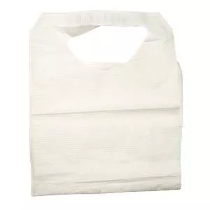 Adult Lap Bibs with Tie-On, 16" x 33"