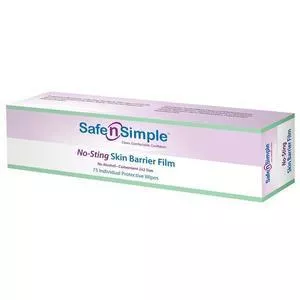 Alcohol Free No Sting Skin Barrier Wipe