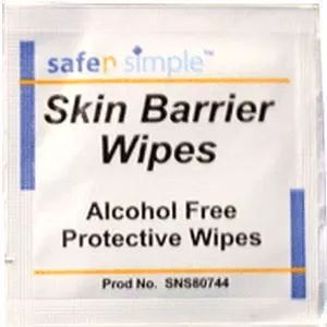 Alcohol Free Skin Barrier Wipe, 2.4" x 2.4"