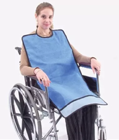 Alimed Bib Tie Closure Reusable Terry Cloth / Vinyl - M-585795-1335 - Each