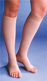 Alimed Compression Stocking Venosan Knee High Medium Beige Open Toe - M-781283-1177 - Pair