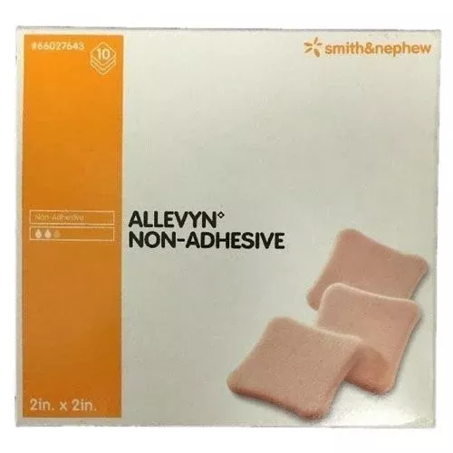 Allevyn Non-Adhesive 66027643 | 2 x 2 Inch by Smith & Nephew