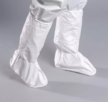Alpha ProTech Boot Cover Microbreathe™ UltraGrip™ X-Large Calf High Nonskid Sole White NonSterile - M-1110631-3060 - Case of 100