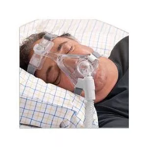 Amara Full Face CPAP Mask with Reduce Size Headgear and Frame, Large