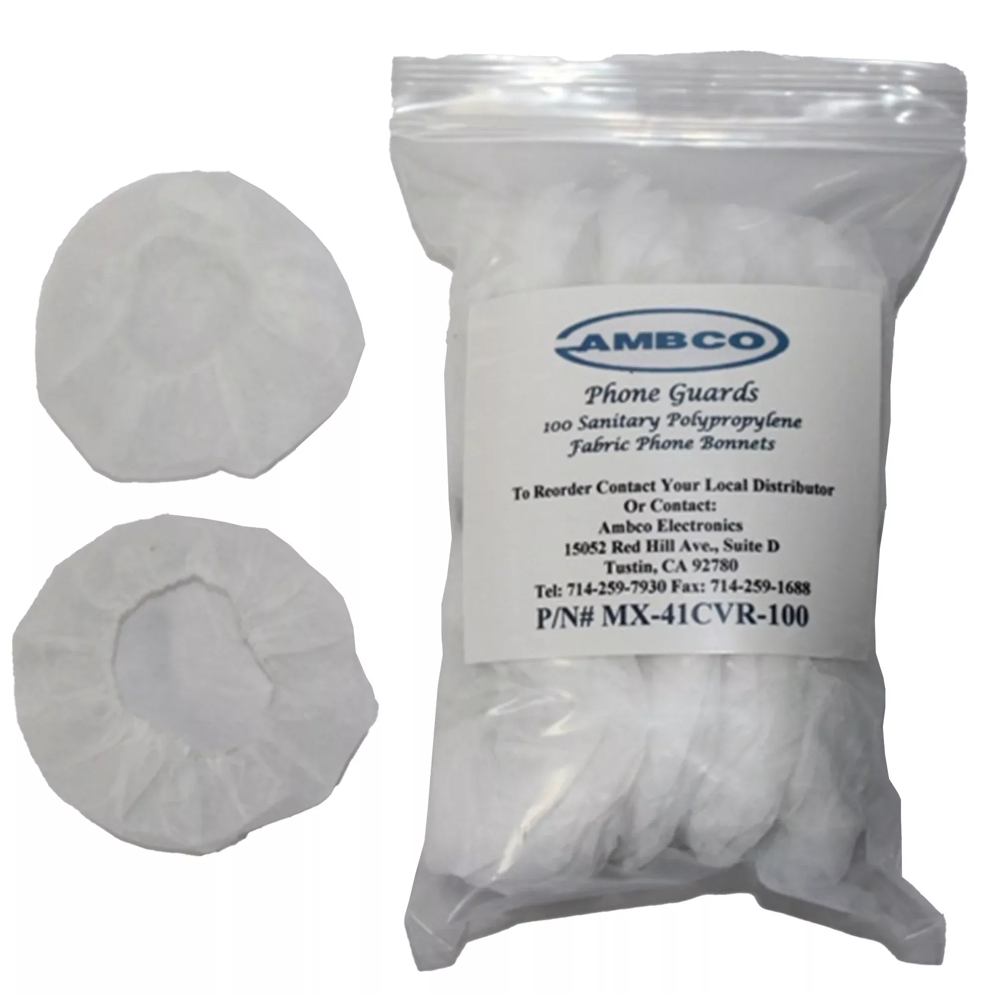 Ambco Sanitary Headset Cover for use with Maico MX-41/AR Audiometer Headset
