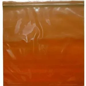 Amber Seal Top Reclosable Bag, 8" x 8"