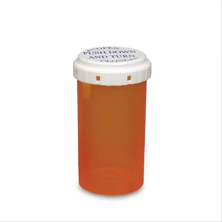 Amber Vial without Cap 20 Dram