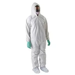 Anti-Static Microporous Breathable Coveralls with Hood and Boots, 4X-Large