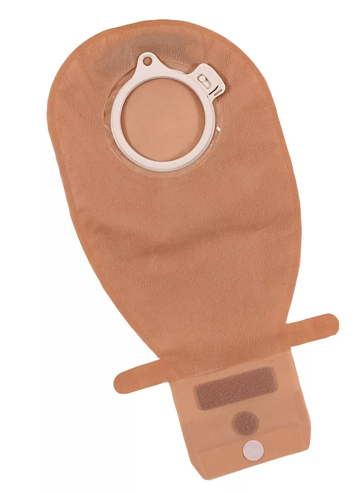 Assura 1-Piece Opaque Ostomy Pouch, Green Match