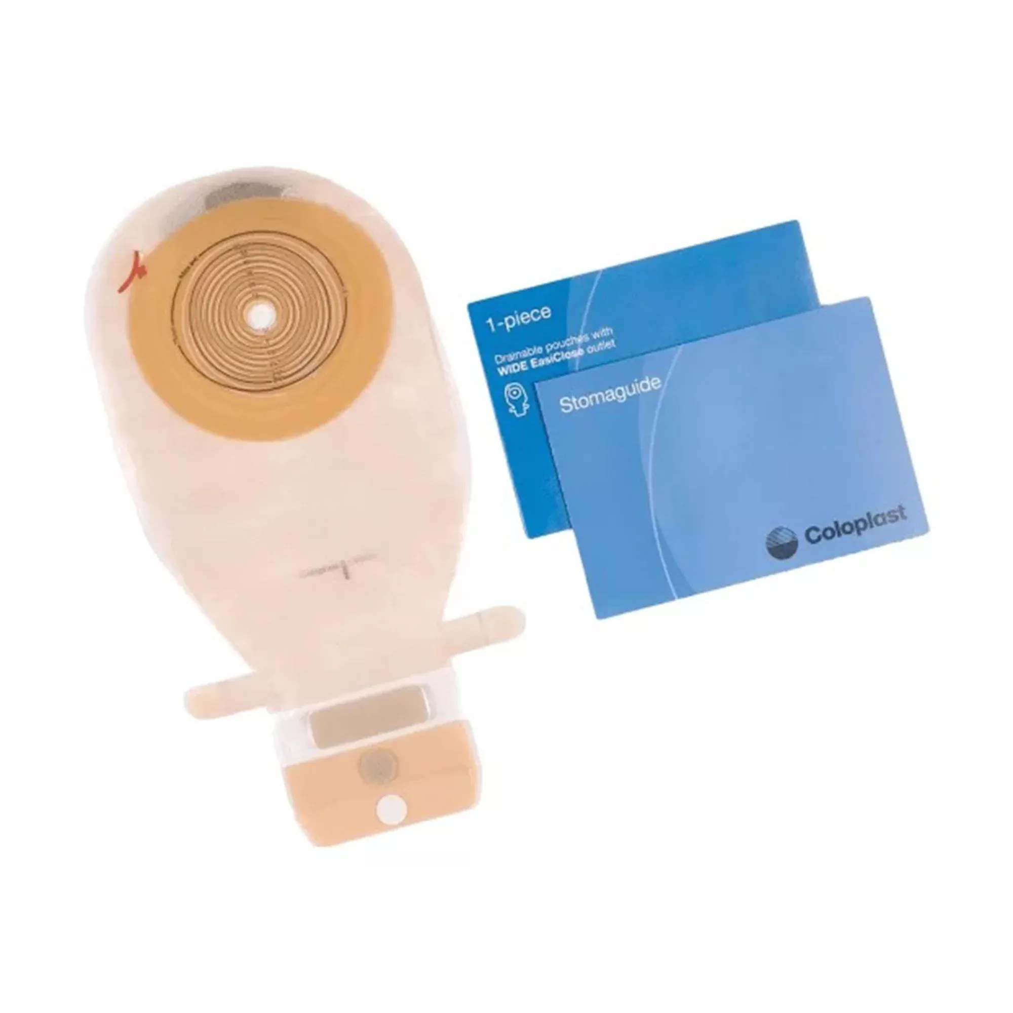 Assura 1-Piece Transparent Colostomy Pouch, 10 – 76 mm Stomas