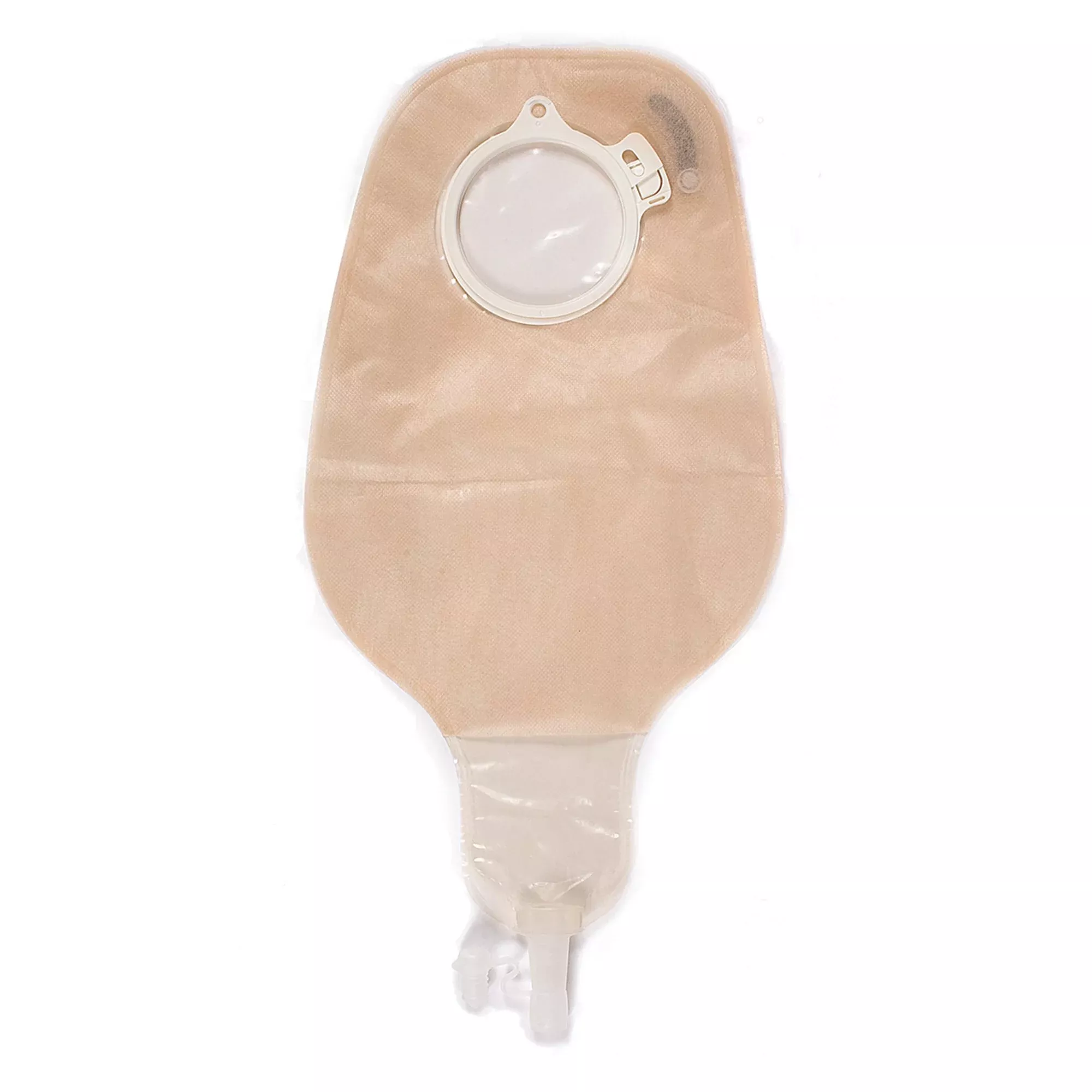 Assura 2-Piece High Output Transparent Ostomy Pouch, Red Match