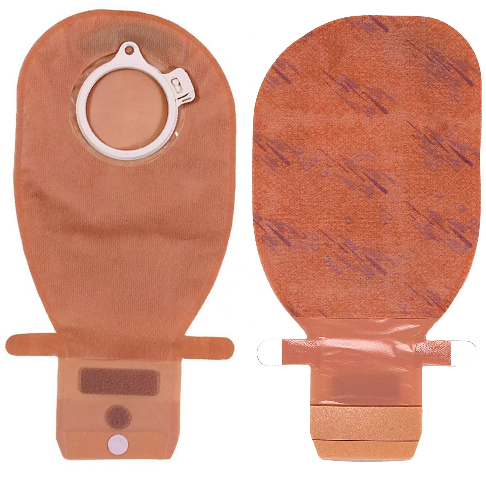 Assura 2-Piece Opaque Ostomy Pouch, Green Match