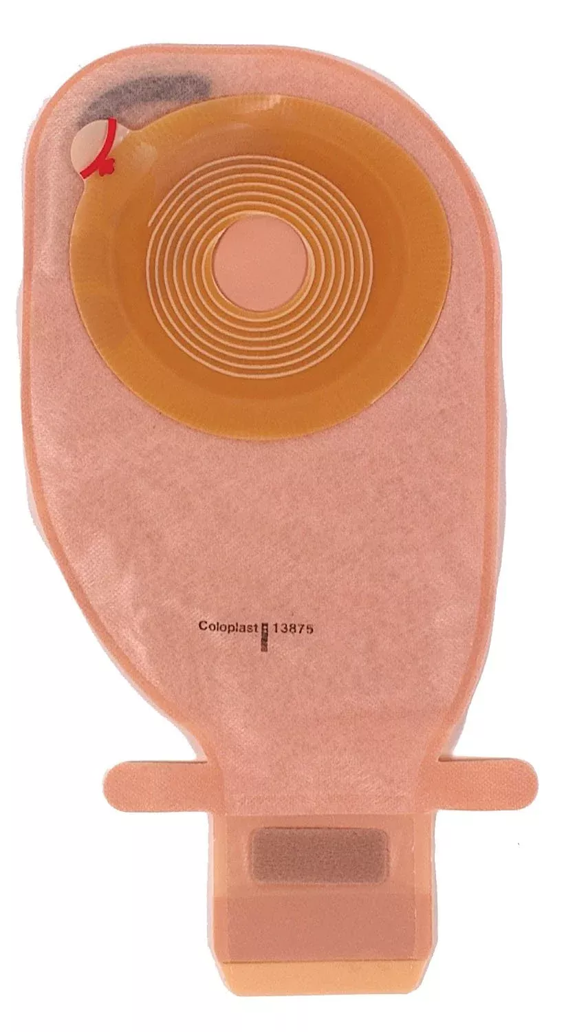 Assura Deep Convex 1-Piece Opaque Ostomy Pouch, 22mm Stoma