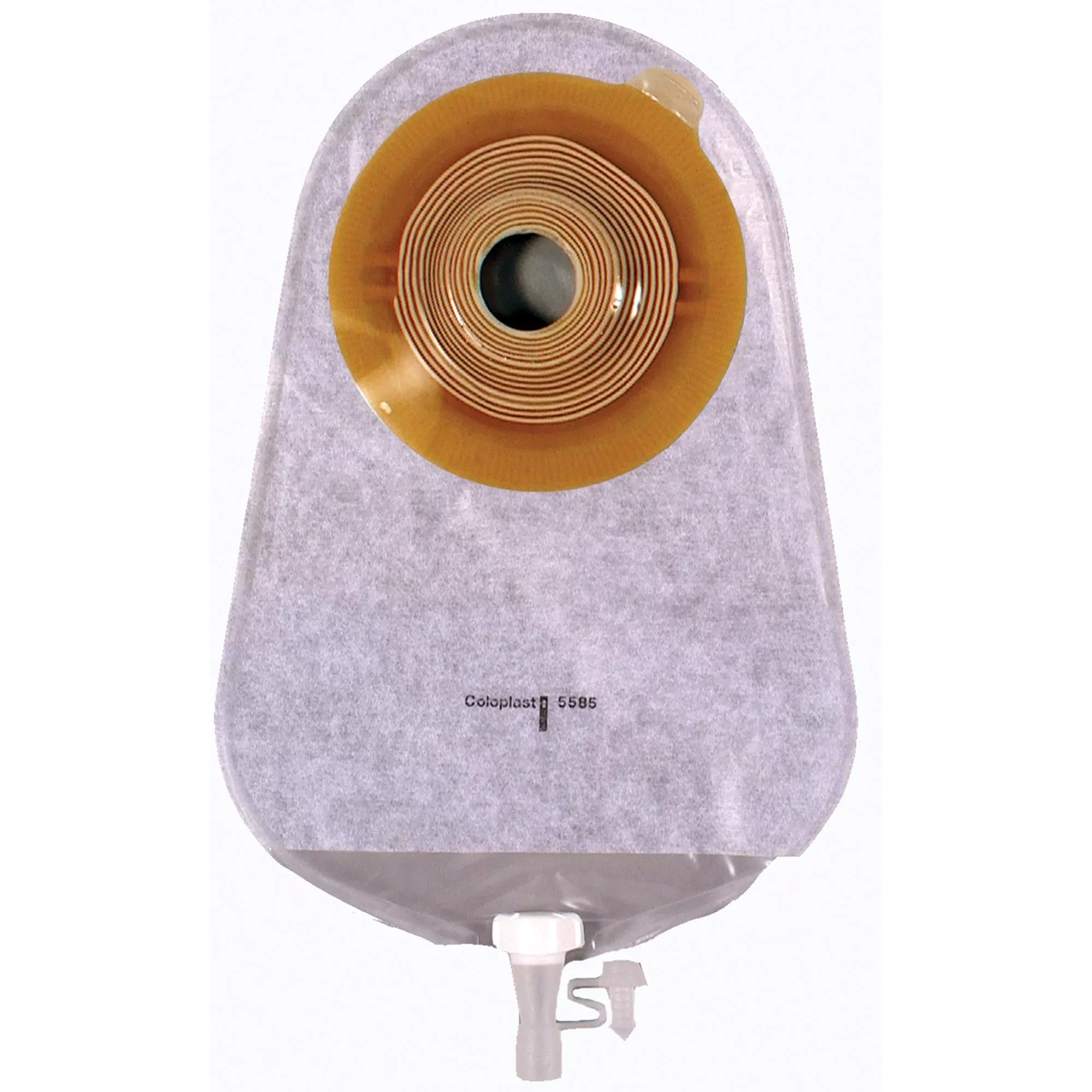 Assura Deep Convex 1-Piece Transparent Urostomy Pouch, 25mm Stoma
