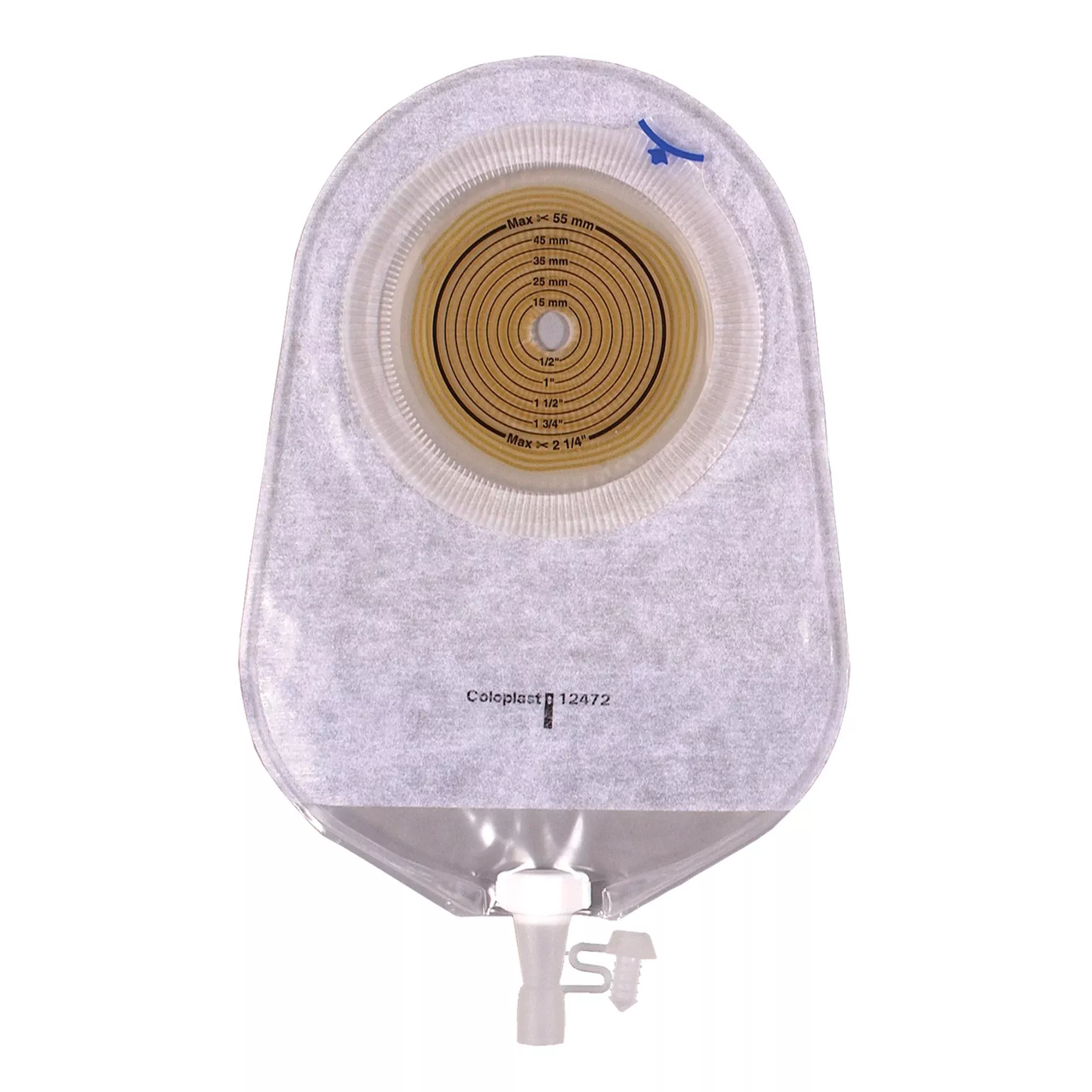 Assura Deep Convex Transparent Urostomy Pouch, 15 – 43mm Stomas