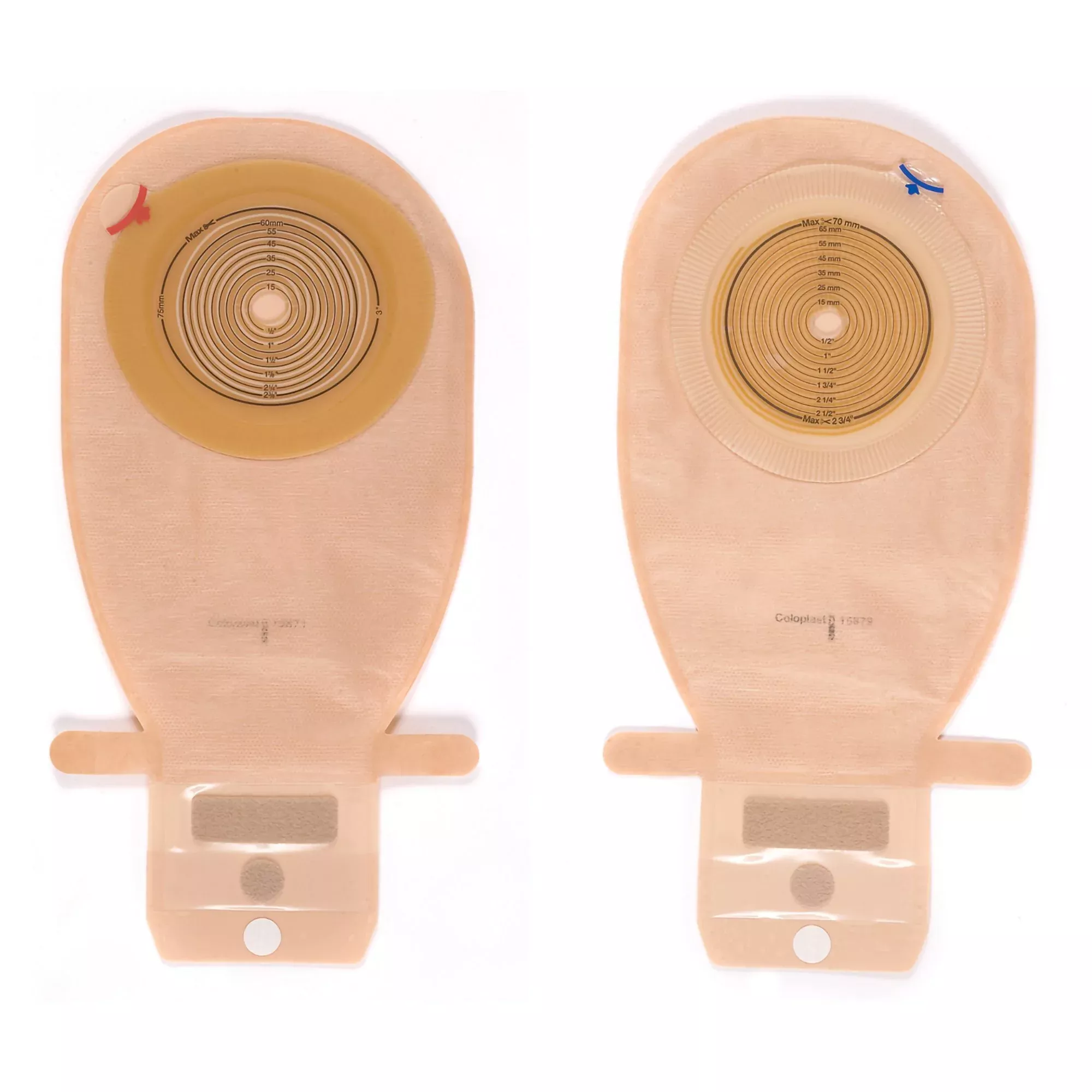 Assura Flat 1-Piece Opaque Colostomy Pouch, 10 – 76mm Stomas
