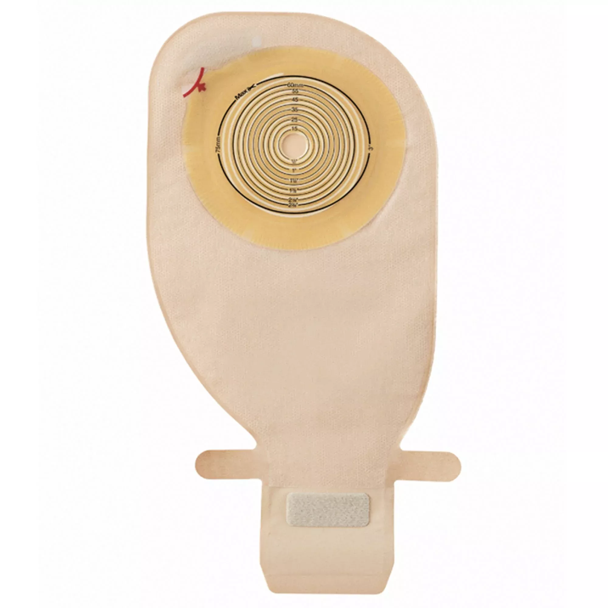 Assura Flat 1-Piece Transparent Ostomy Pouch, 10 – 75 mm Stoma