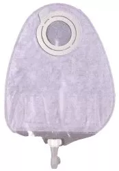 Assura Opaque Urostomy Pouch, Blue Match