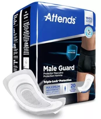 Attends Male Guard, Maximum Absorbency