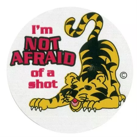 Award Stickers Not Afraid