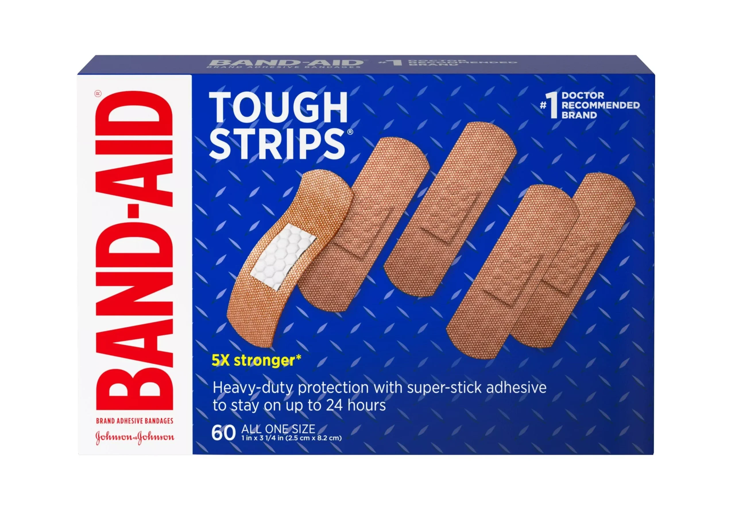 Band-Aid Tough Strips Adhesive Bandage, All One Size