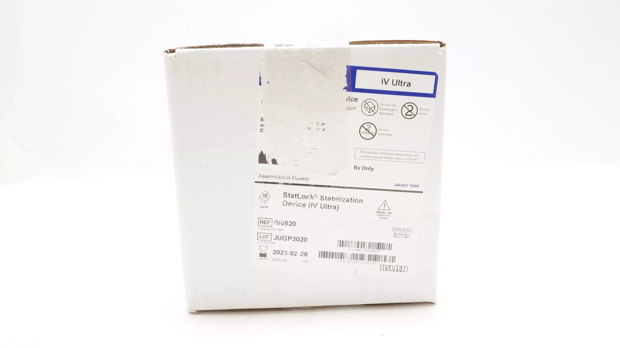 Bard IV0520 StatLock Cath. Stabilization Device IV Ultra - Box of 50