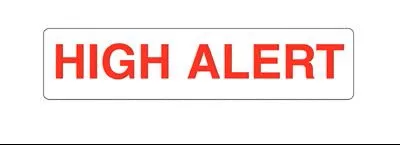 Barkley Warning Label, 1.6 x 0.4 Inch