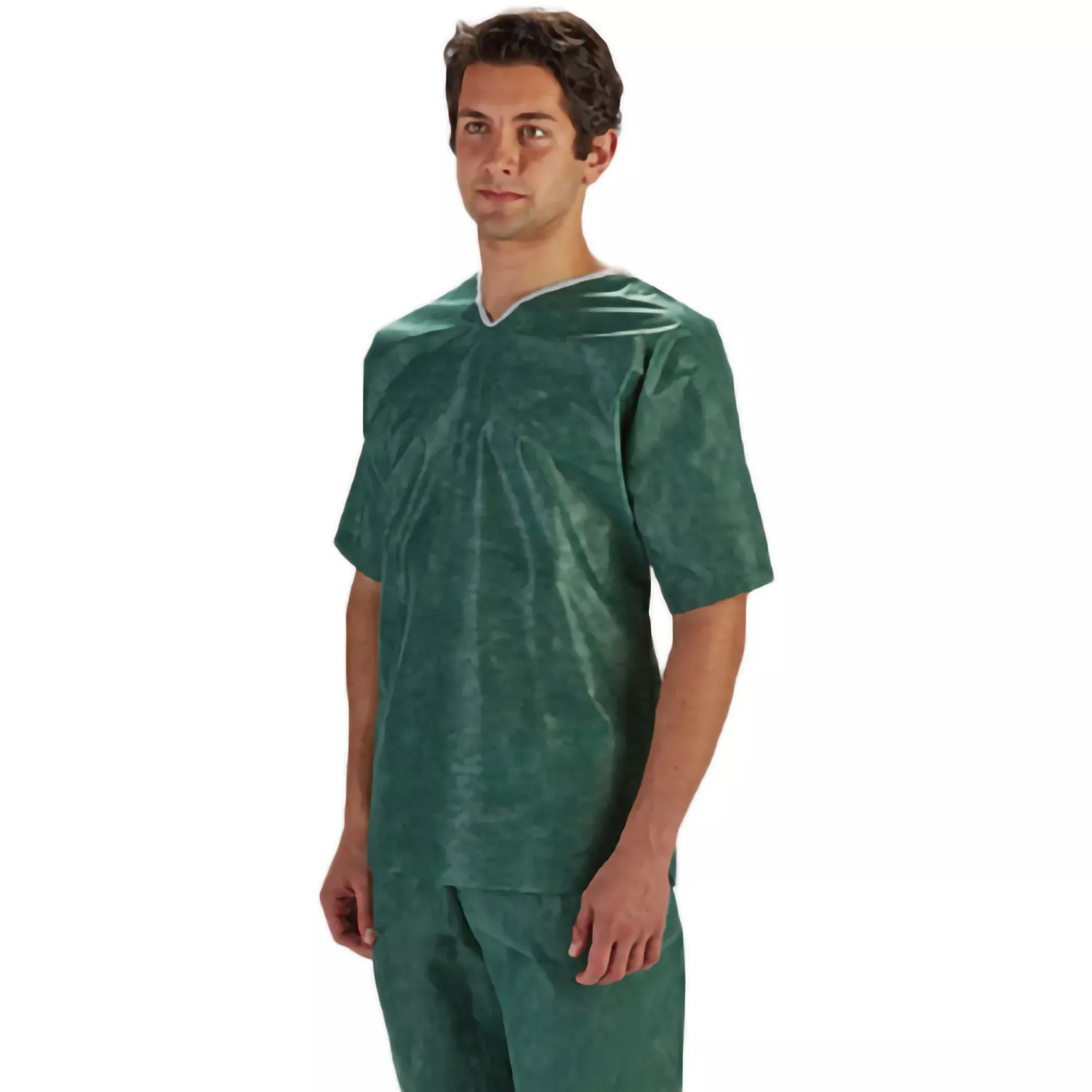 Barrier Extra Comfort Scrub Shirt, Green, X-Large