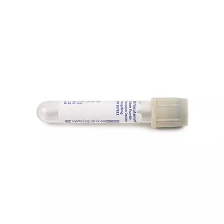 BD Vacutainer Sodium Fluoride - Gray - 13 x 75mm 2mL