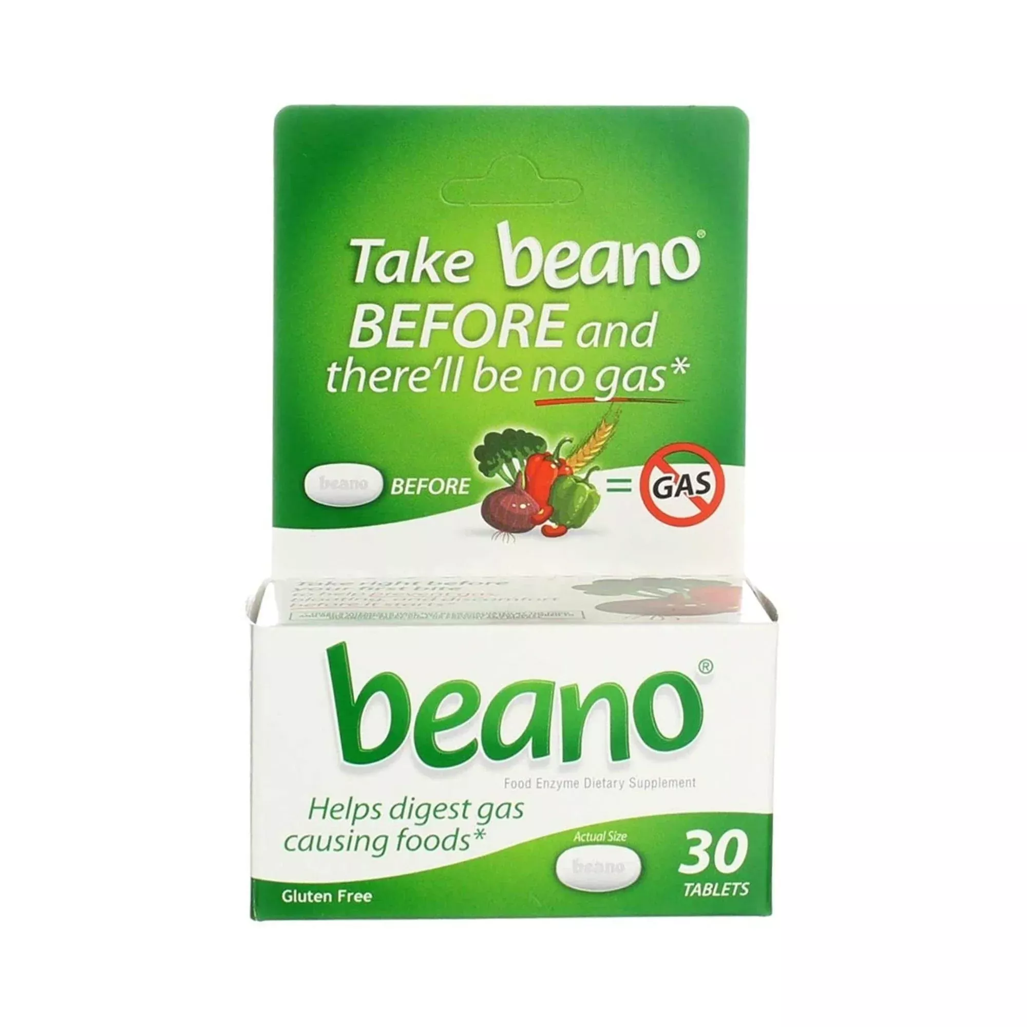 Beano Food Enzyme Tablets, Extra Strength