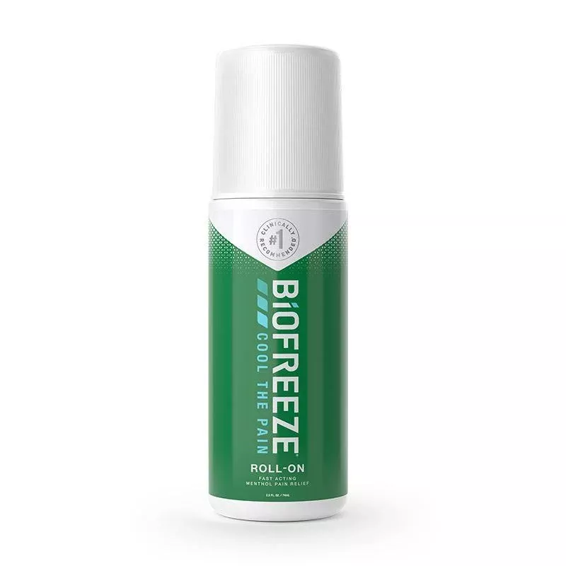 Biofreeze Pain Relieving Roll-On, Green, 2.5 oz